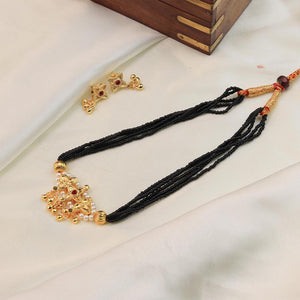 Triple chain mangalsutra design 