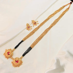 Heavy Stone Pendant Mangalsutra