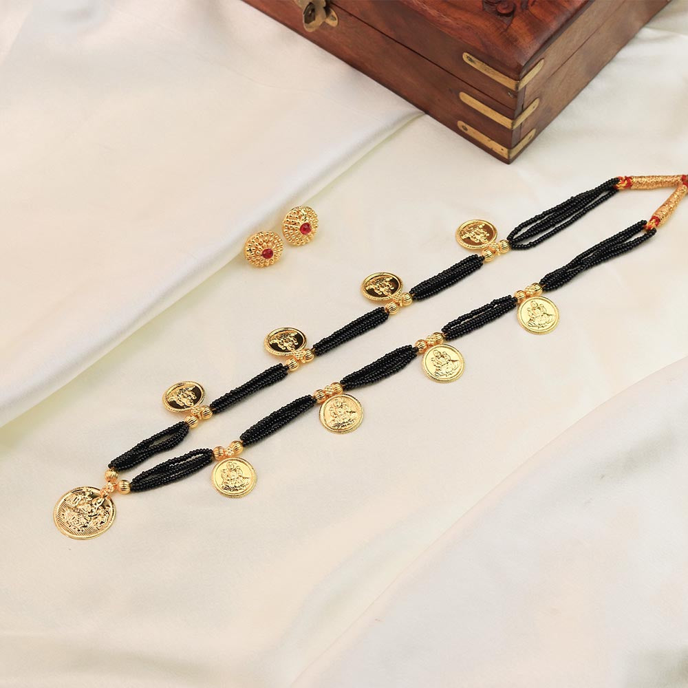  Dual chain mangalsutra with pendant 