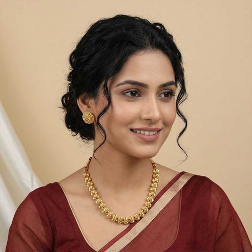  Heavy traditional Thushi necklace 